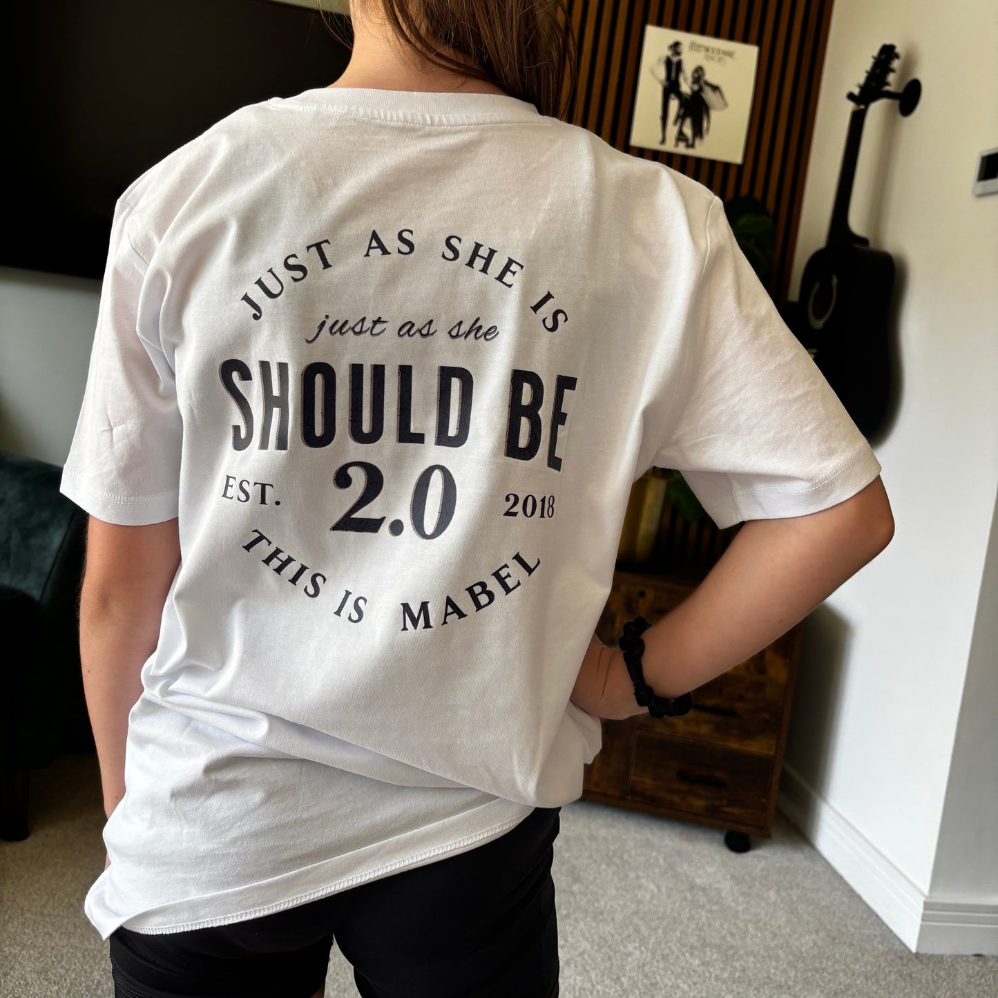 Girls: Just as she is... Organic Cotton T-Shirt - This is Mabel