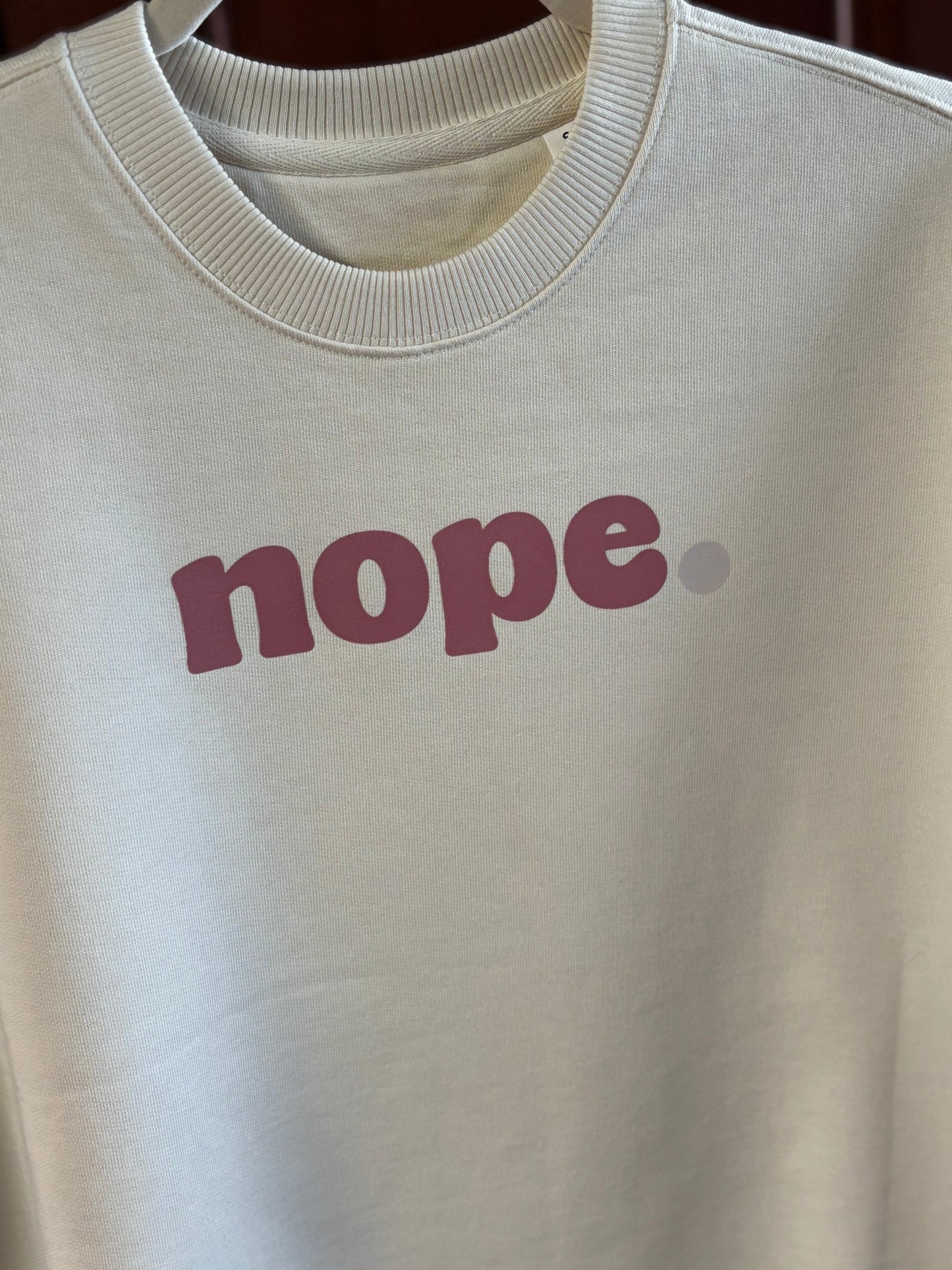 SAMPLE NOPE Oversized Sweater - This is Mabel
