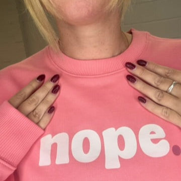 NOPE Oversized Sweater - This is Mabel