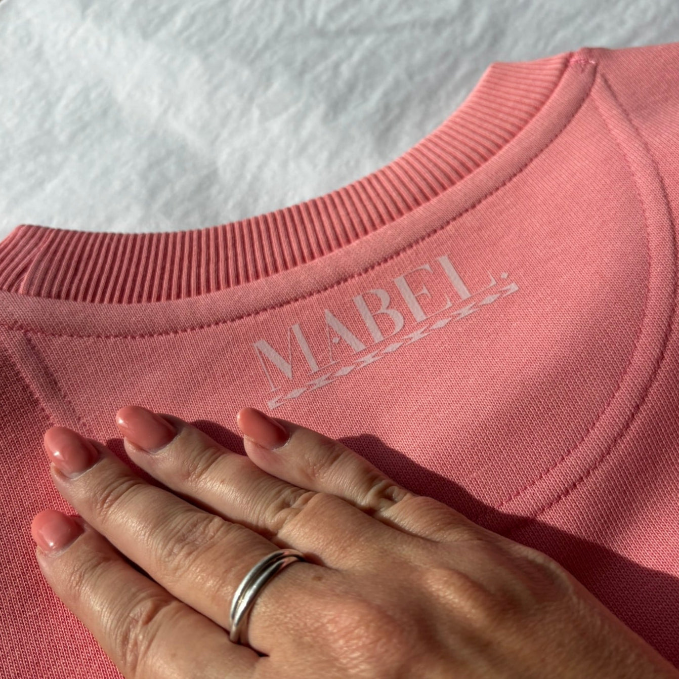 Manifest Pink Oversized Sweater - This is Mabel