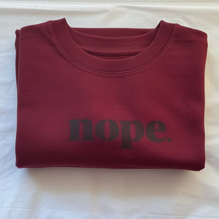 NOPE Unisex Sweater - Bestselling Mindful Comfort Statement - This is Mabel