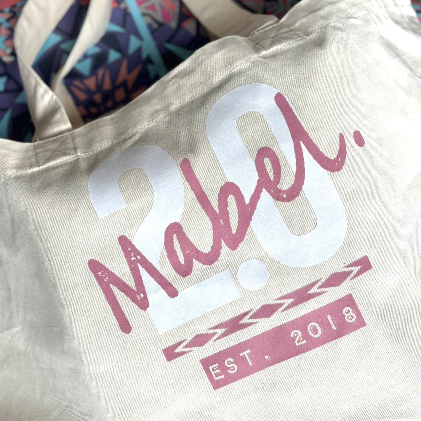 Oversized Organic Cotton Tote Bag - This is Mabel