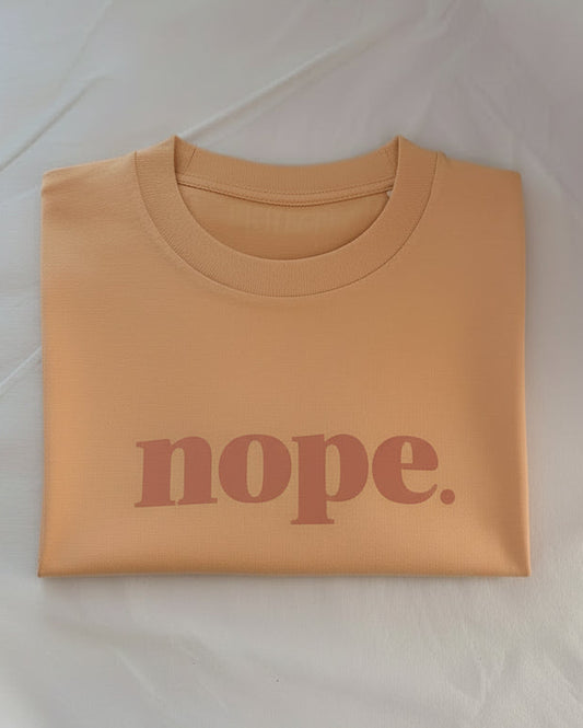NOPE Slim Fit Statement T-Shirt - This is Mabel