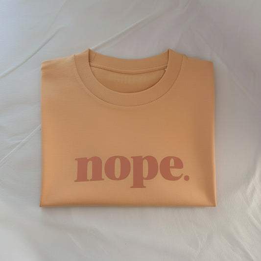 Boxy NOPE statement T-Shirt