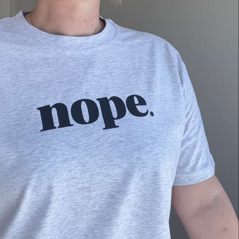 Boxy NOPE statement T-Shirt - This is Mabel