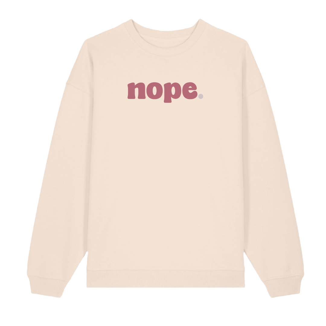 NOPE Oversized Sweater - This is Mabel