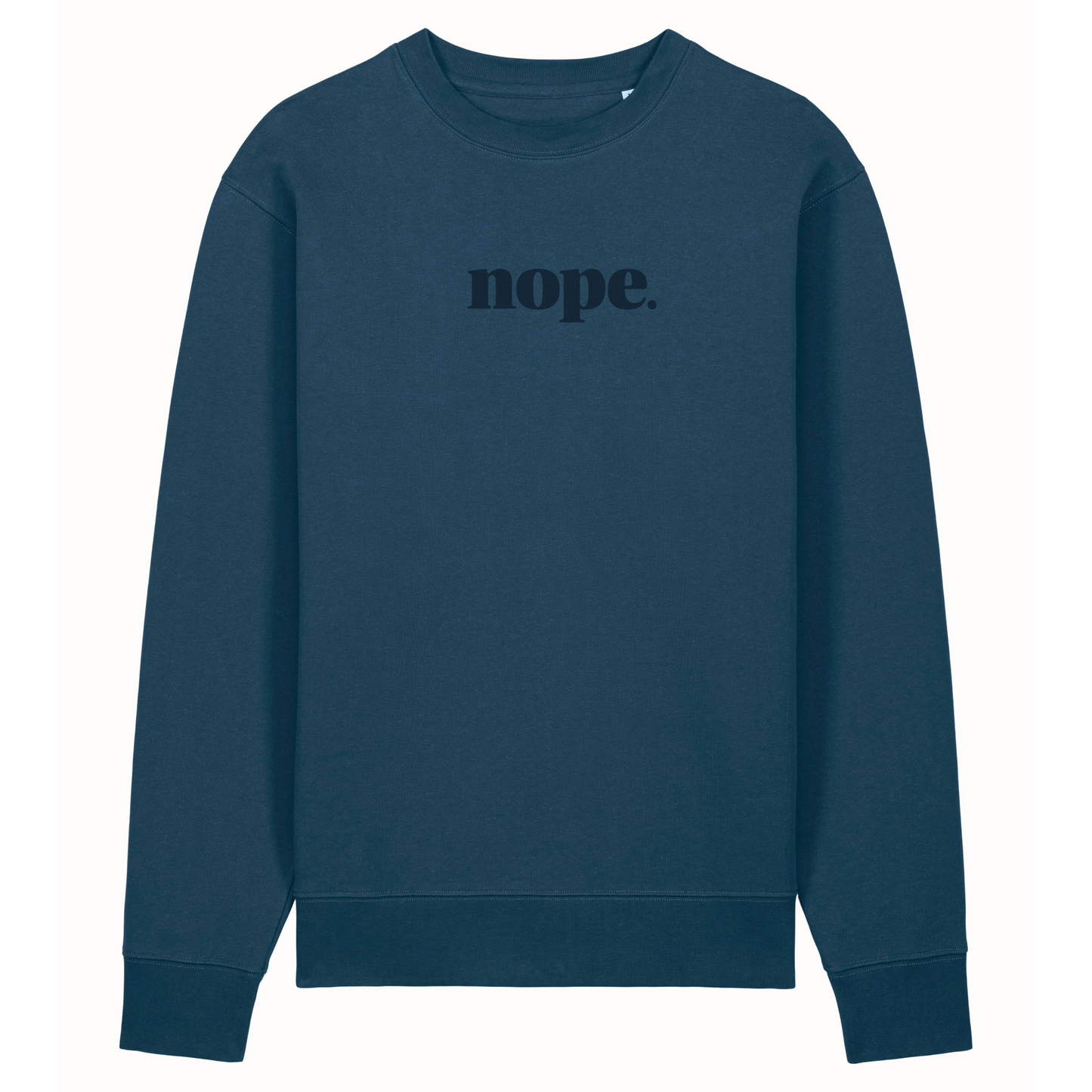 NEW NOPE Sweater (boxy or unisex fit)