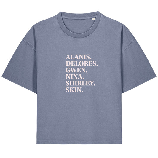 SHE ROCKS Organic Cotton Boxy T-Shirt