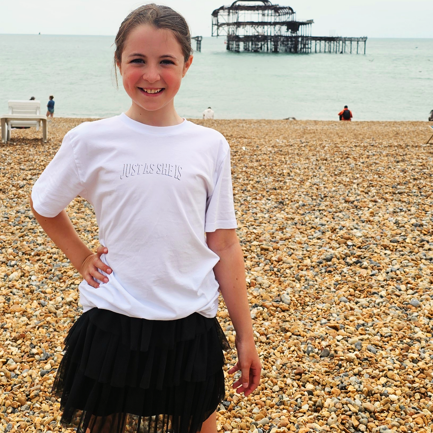 Girls: Just as she is... Organic Cotton T-Shirt - This is Mabel