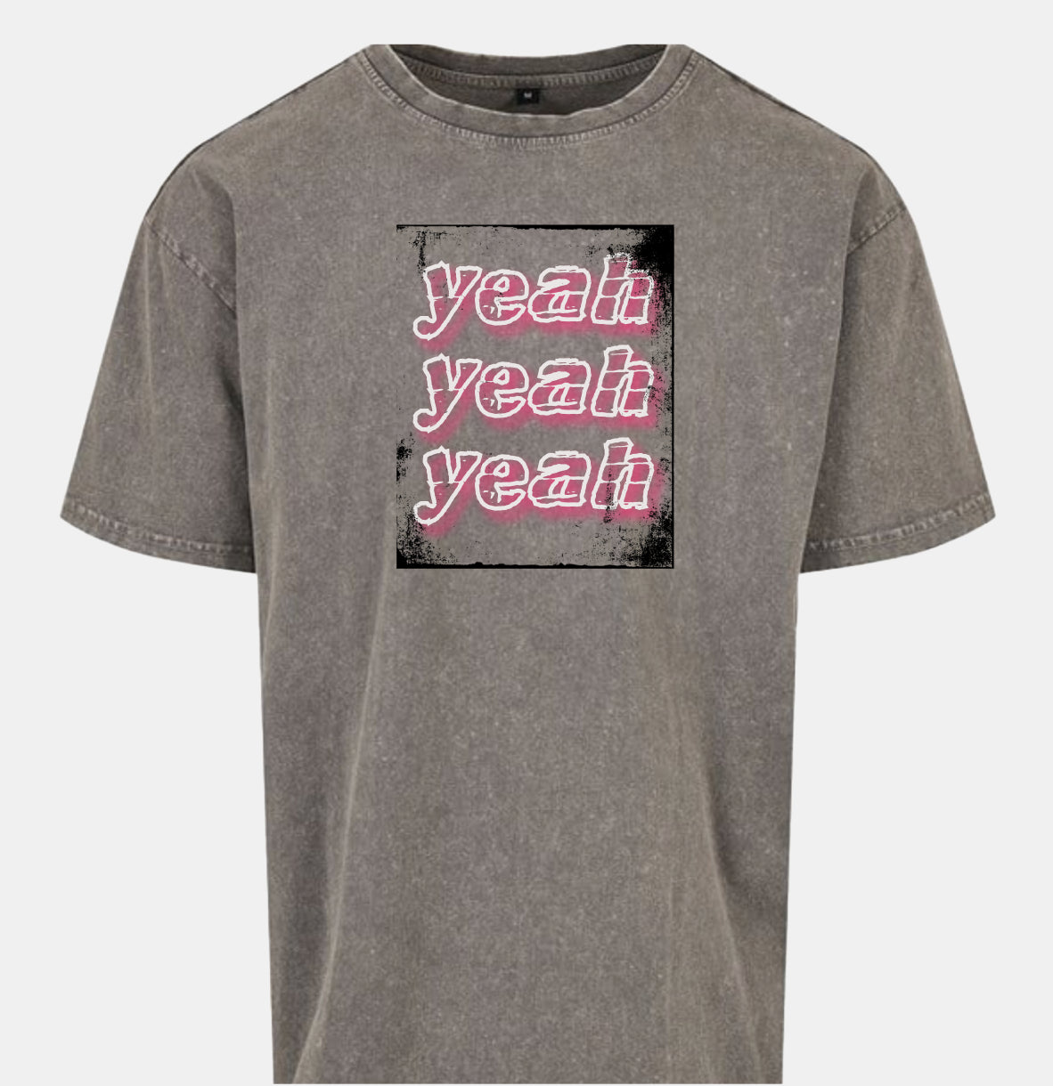 Acid Washed Yeah Yeah Yeah Unisex T-Shirt: Bold Print - This is Mabel