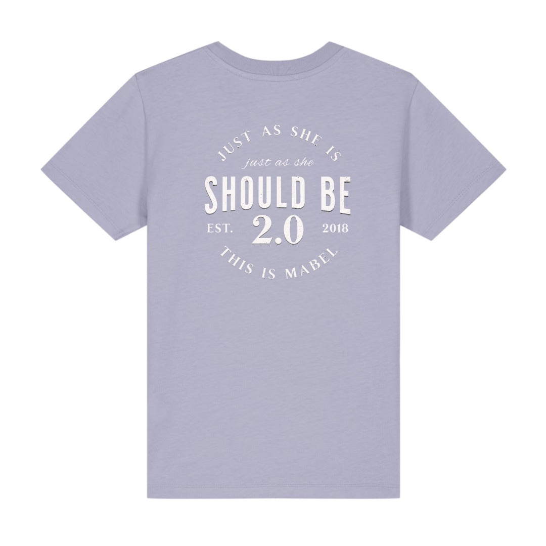 Girls: Just as she is... Organic Cotton T-Shirt - This is Mabel