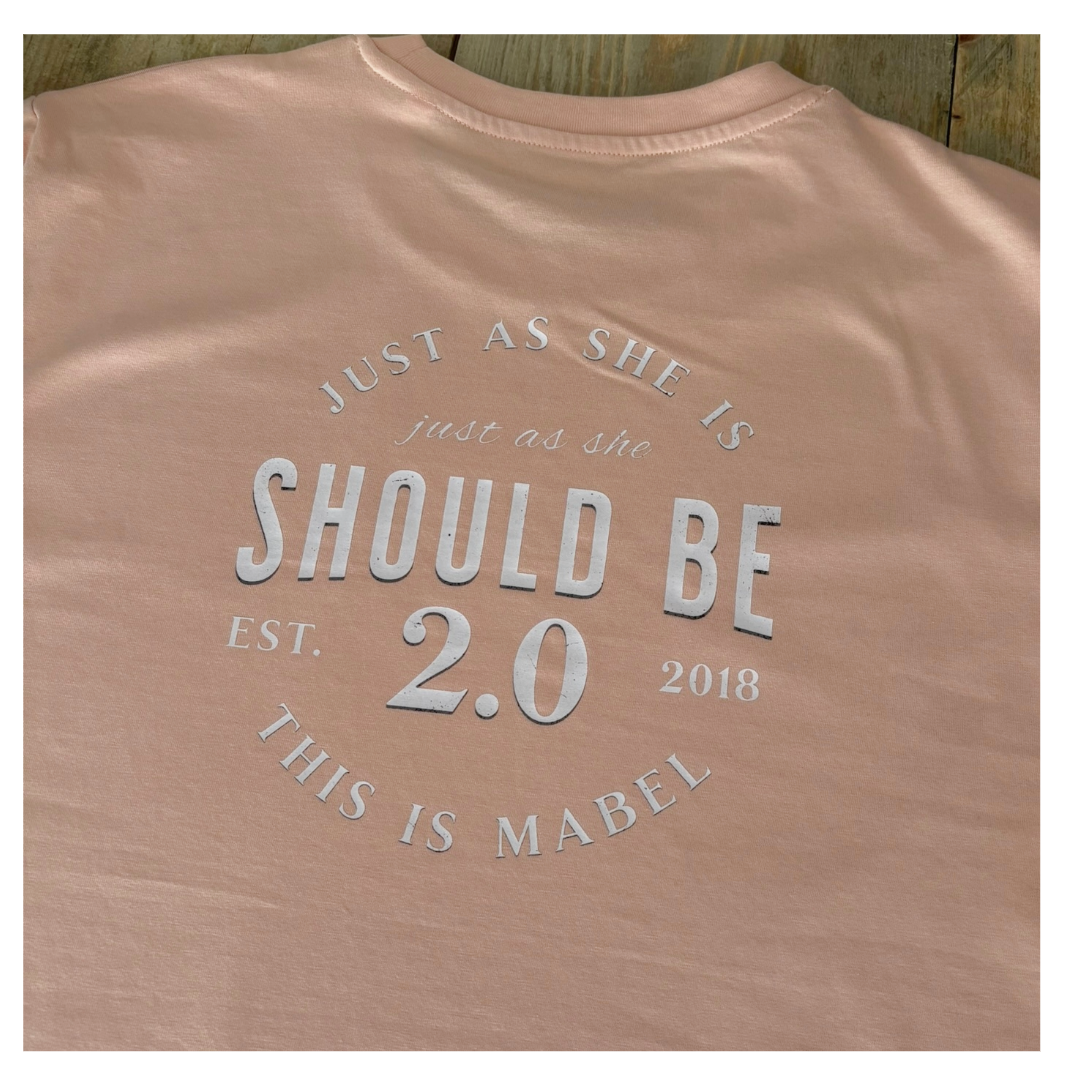 Girls: Just as she is... Organic Cotton T-Shirt - This is Mabel