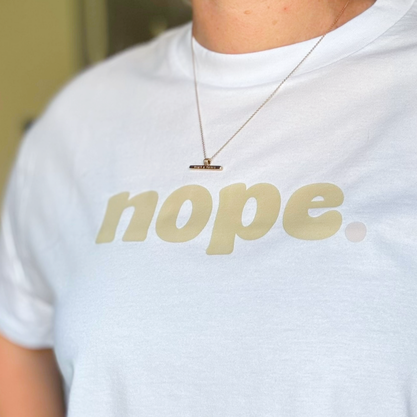Boxy, Bold NOPE statement T-Shirt - This is Mabel