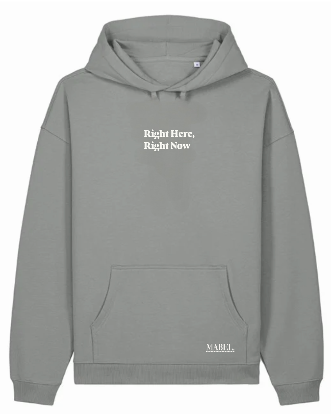 Right Here, Right Now oversized fit hoodie.