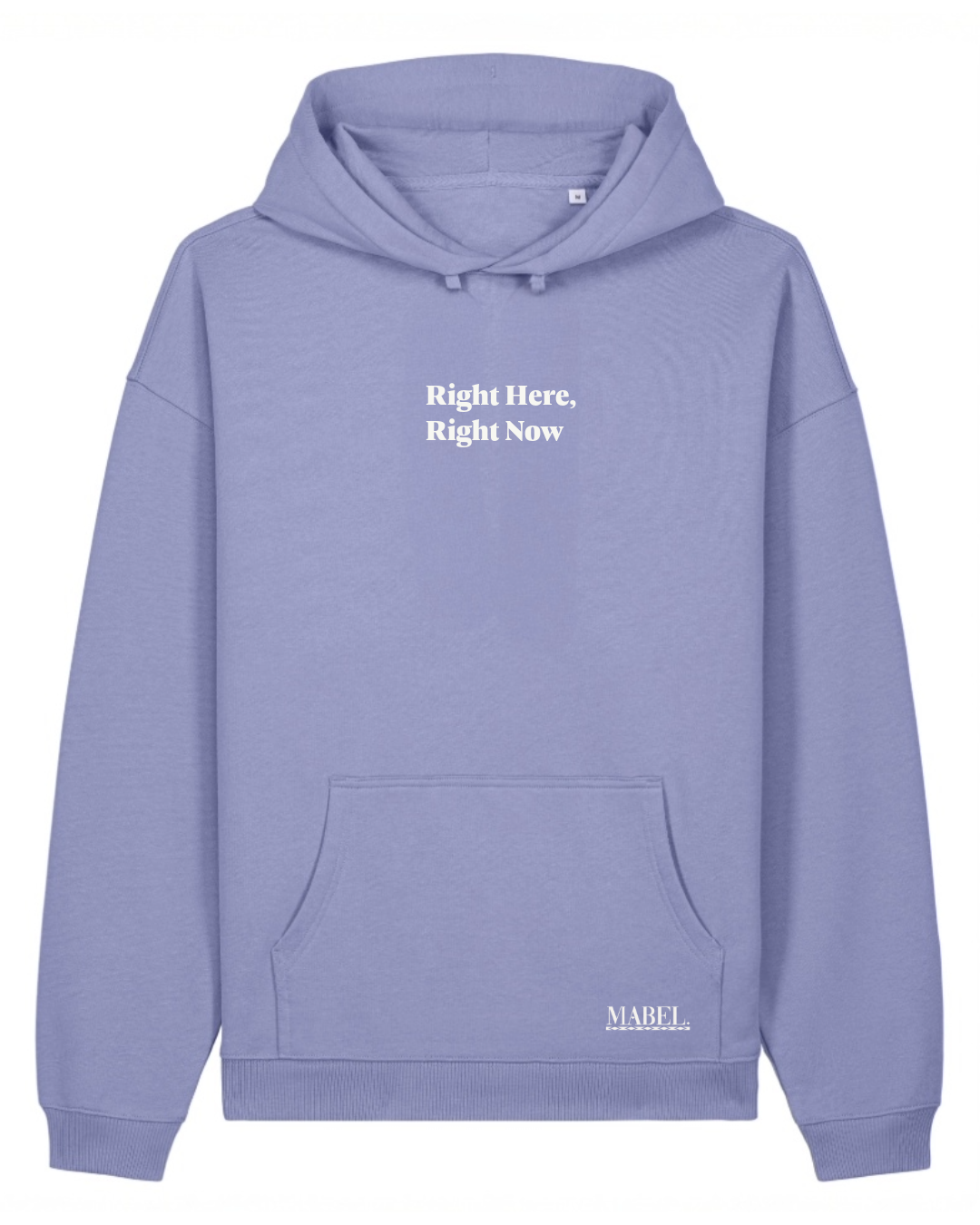 Right Here, Right Now oversized fit hoodie.