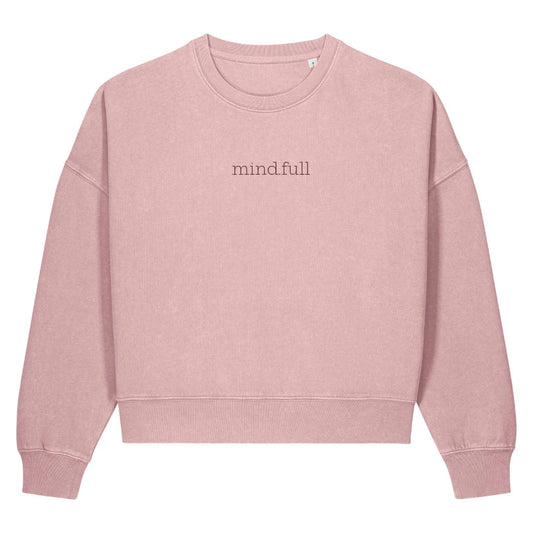 mind.full Relaxed Fit Vintage Wash Sweatshirt