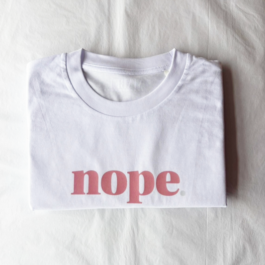 Boxy NOPE statement T-Shirt