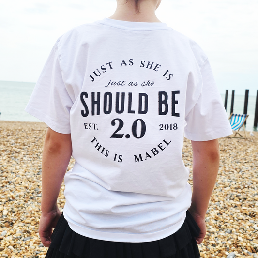 Girls: Just as she is... Organic Cotton T-Shirt - This is Mabel