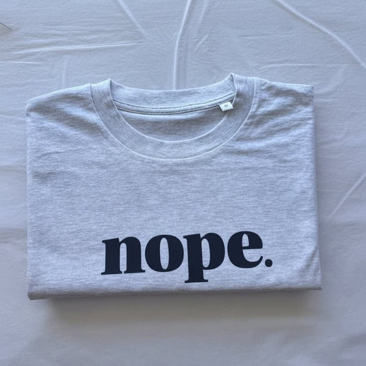 Boxy NOPE statement T-Shirt