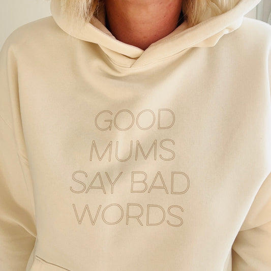 Good Mums say Bad Words Relaxed Fit Hoodie - This is Mabel
