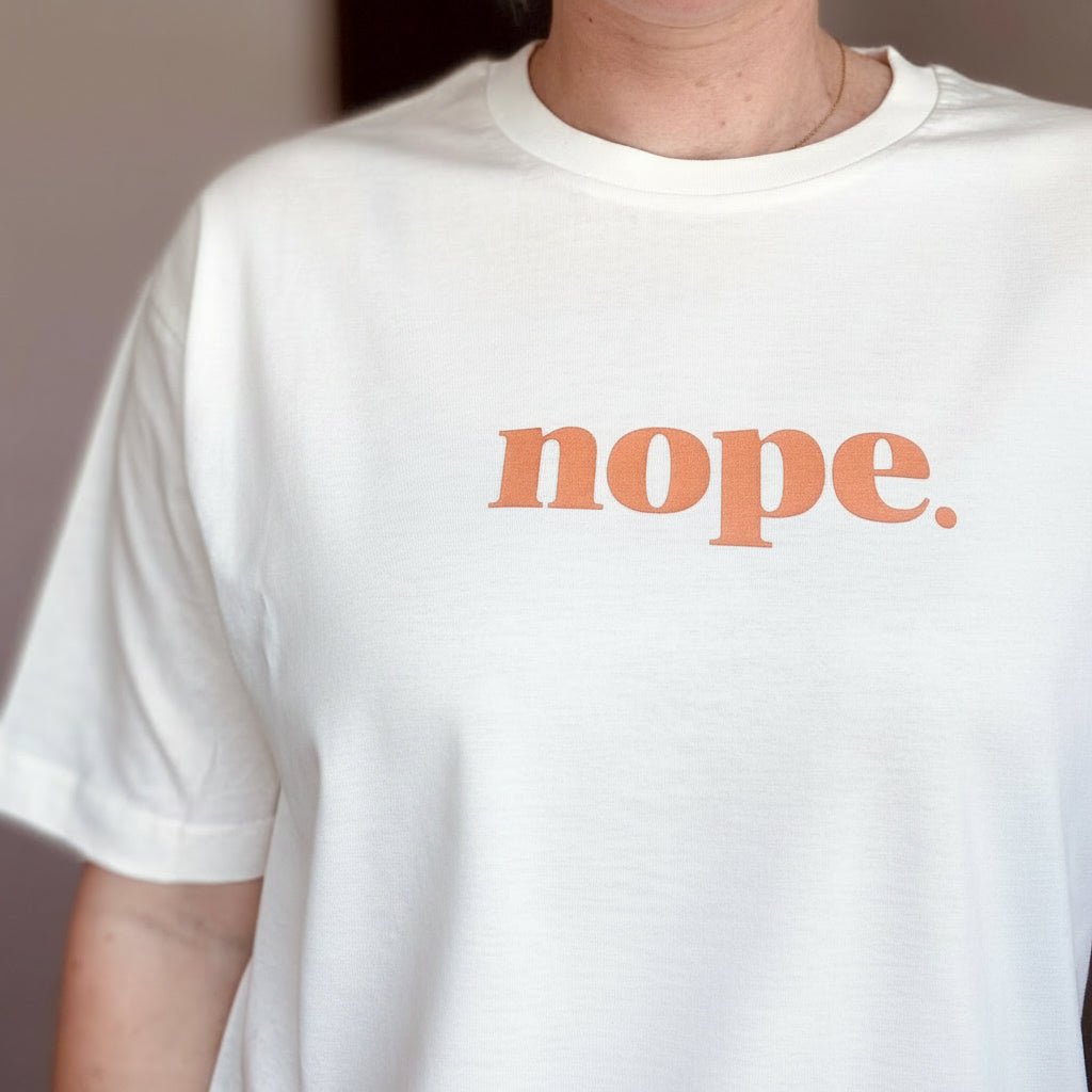 Nope lightweight oversized nope t-shirt - This is Mabel