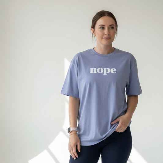 Nope lightweight oversized nope t-shirt - This is Mabel