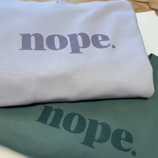 NOPE Unisex Sweater - This is Mabel