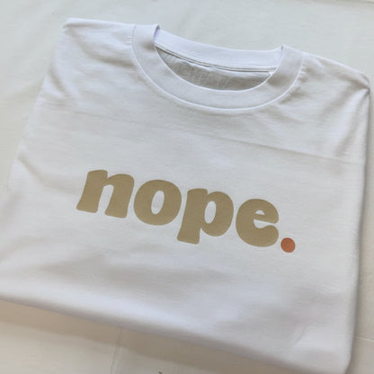 Boxy NOPE statement T-Shirt