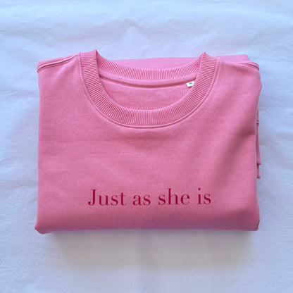 Just as she is Pink Oversized Sweater - This is Mabel