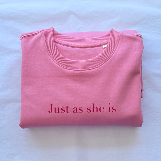 Just as she is Pink Oversized Sweater - This is Mabel