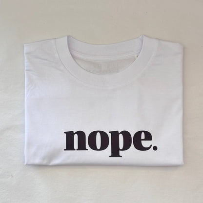 Boxy NOPE statement T-Shirt - This is Mabel
