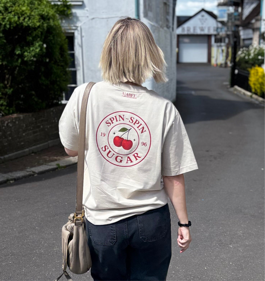 BRAND NEW: SPIN SPIN SUGAR heavy weight T-shirt