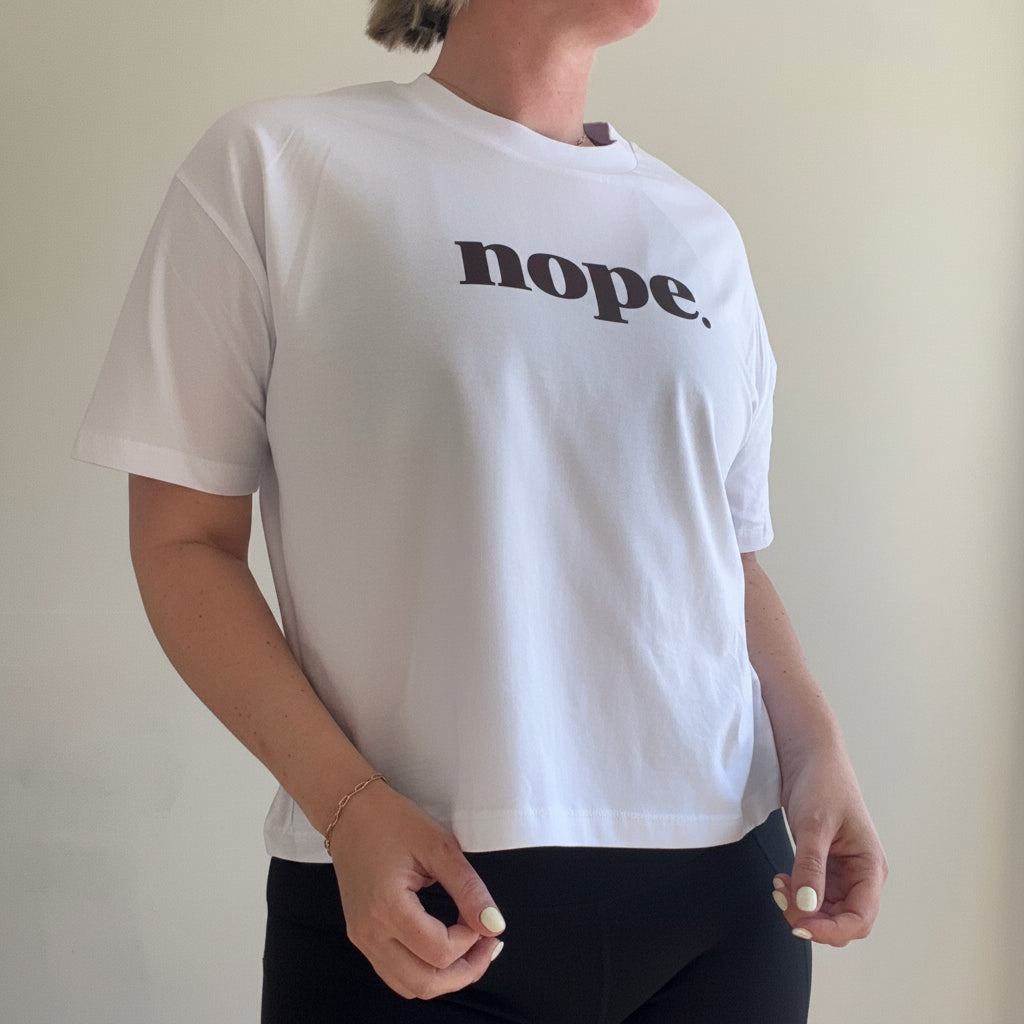 Boxy NOPE statement T-Shirt - This is Mabel