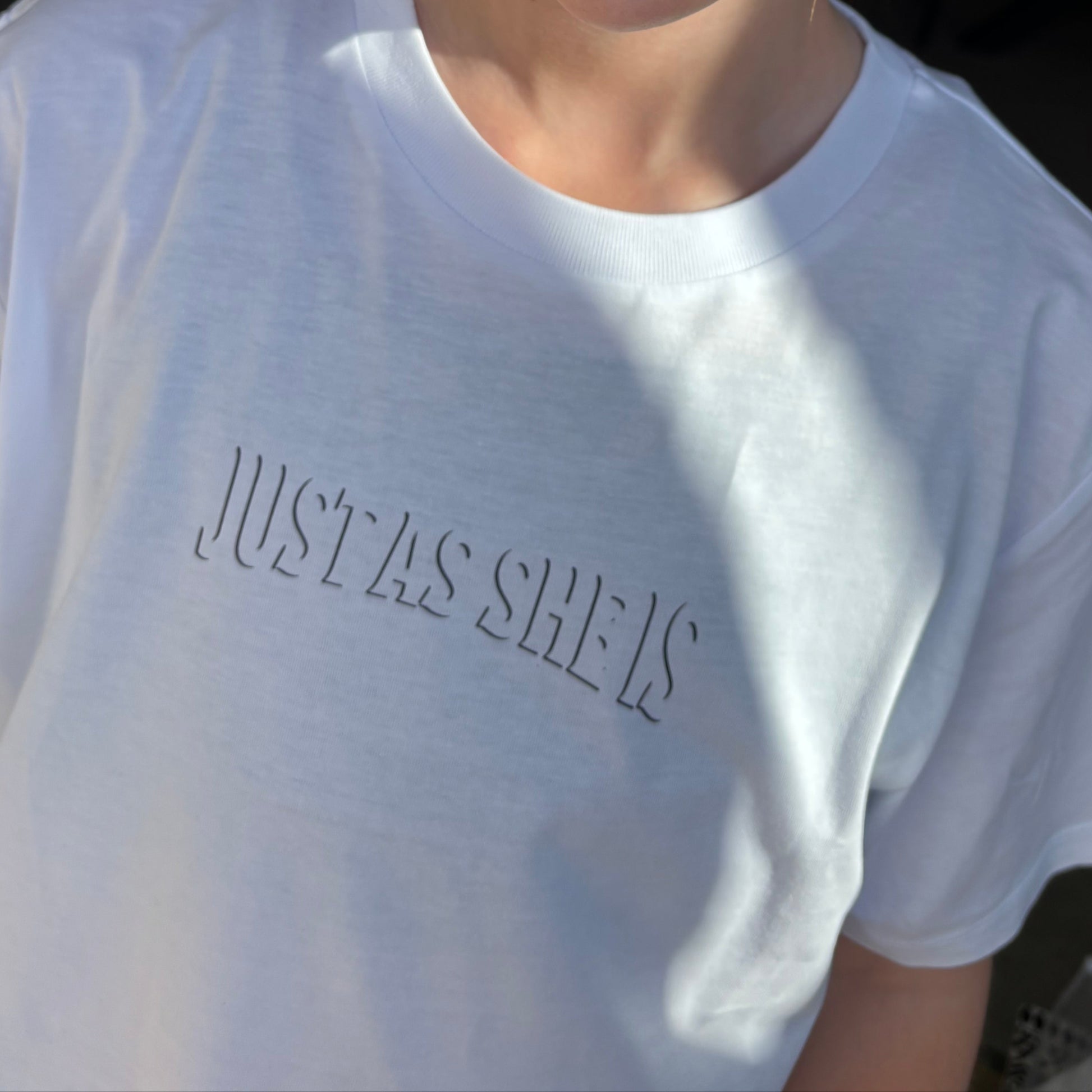 Girls: Just as she is... Organic Cotton T-Shirt - This is Mabel