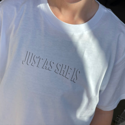 Girls: Just as she is... Organic Cotton T-Shirt - This is Mabel