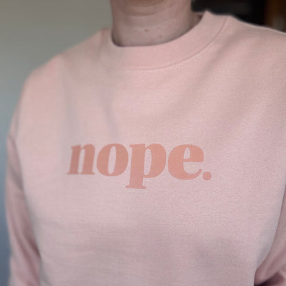 NOPE Unisex Sweater - This is Mabel