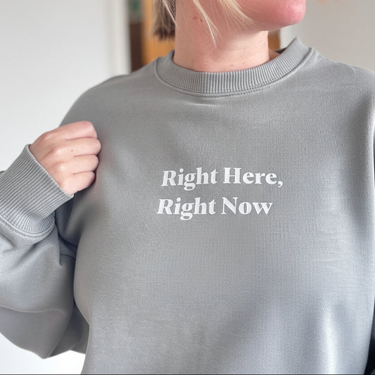 Right Here, Right Now Oversized Sweater