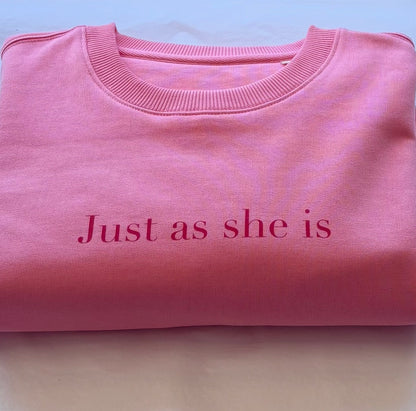 Just as she is Pink Oversized Sweater - This is Mabel