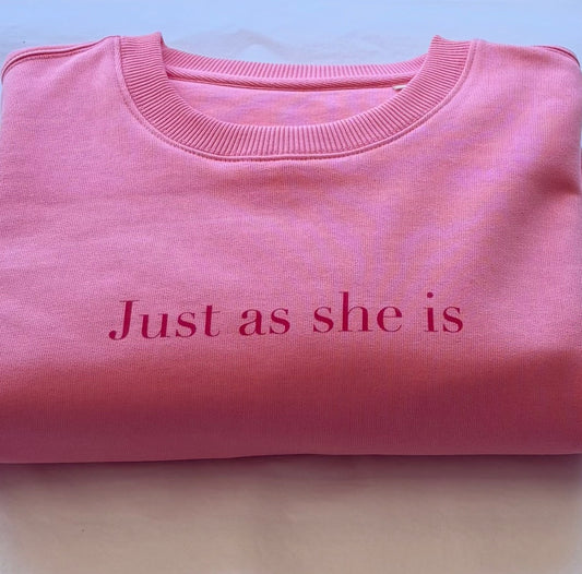 Just as she is Pink Oversized Sweater - This is Mabel