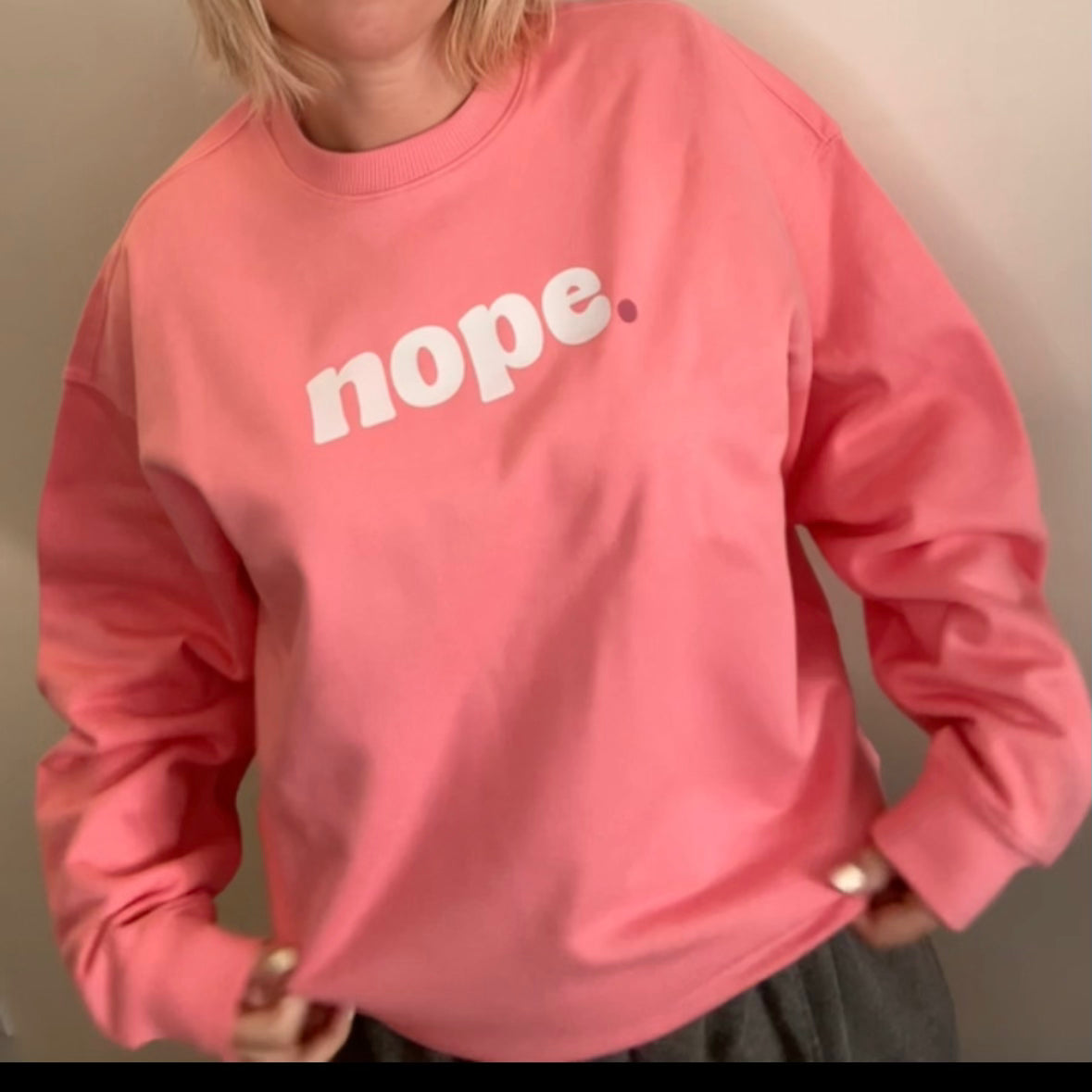 NOPE Oversized Sweater