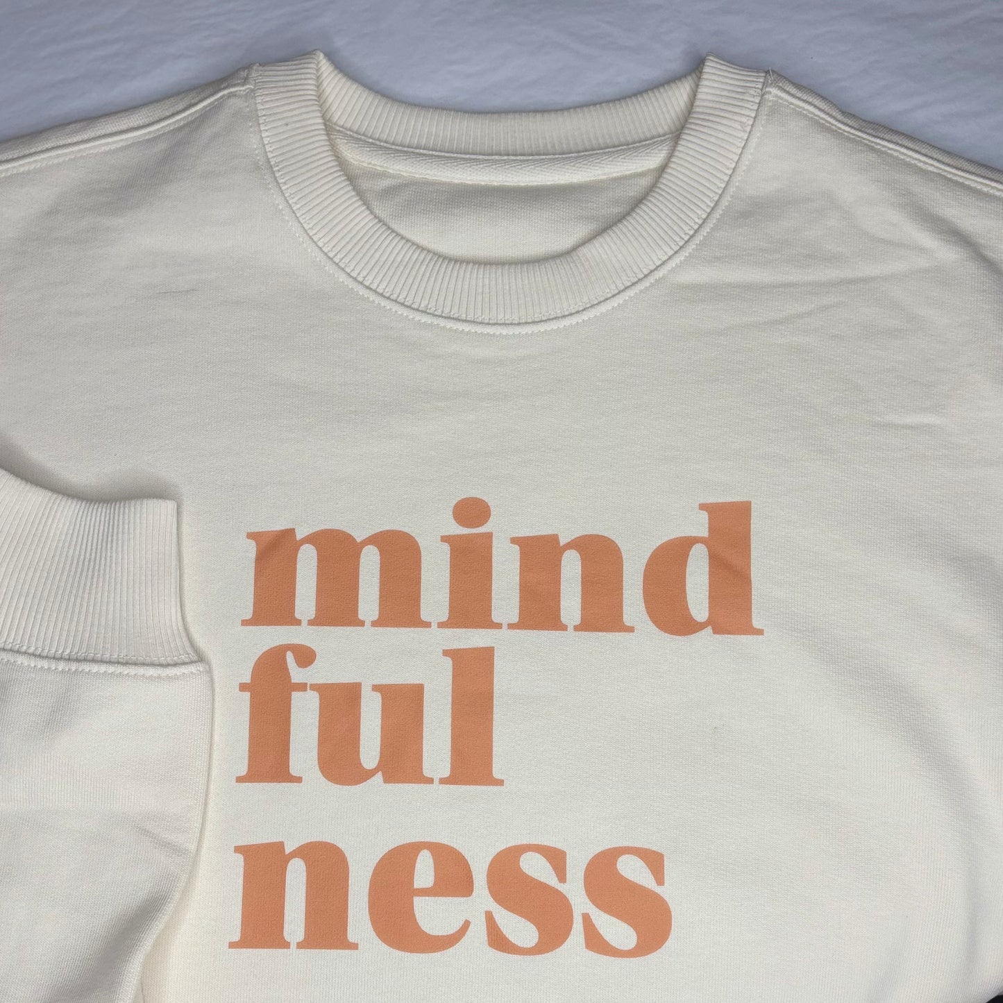Peaches and Cream Mindfulness Oversized Sweater