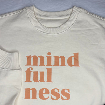 Peaches and Cream Mindfulness Oversized Sweater