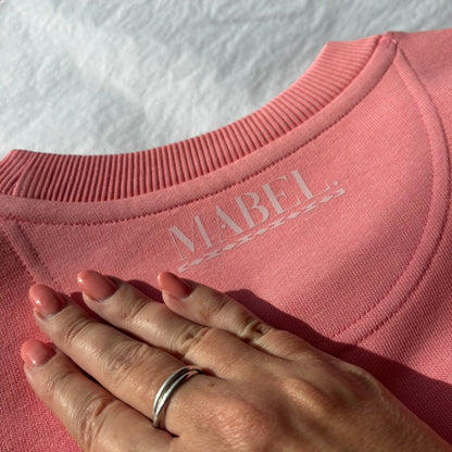 Manifest Pink Oversized Sweater - This is Mabel