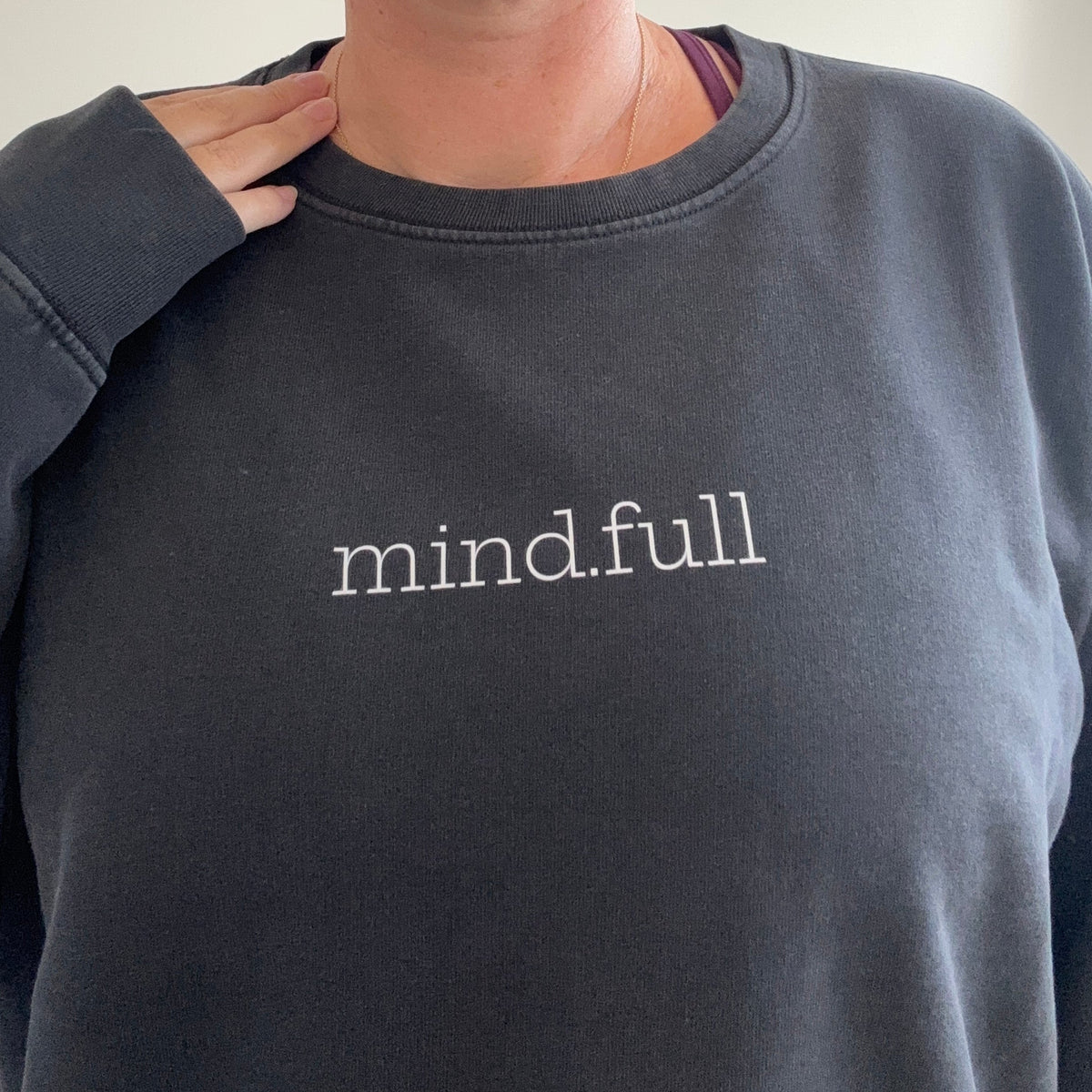 mind.full Relaxed Fit Vintage Wash Sweatshirt