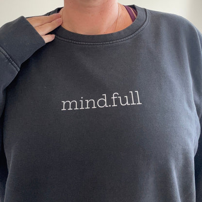 mind.full Relaxed Fit Vintage Wash Sweatshirt