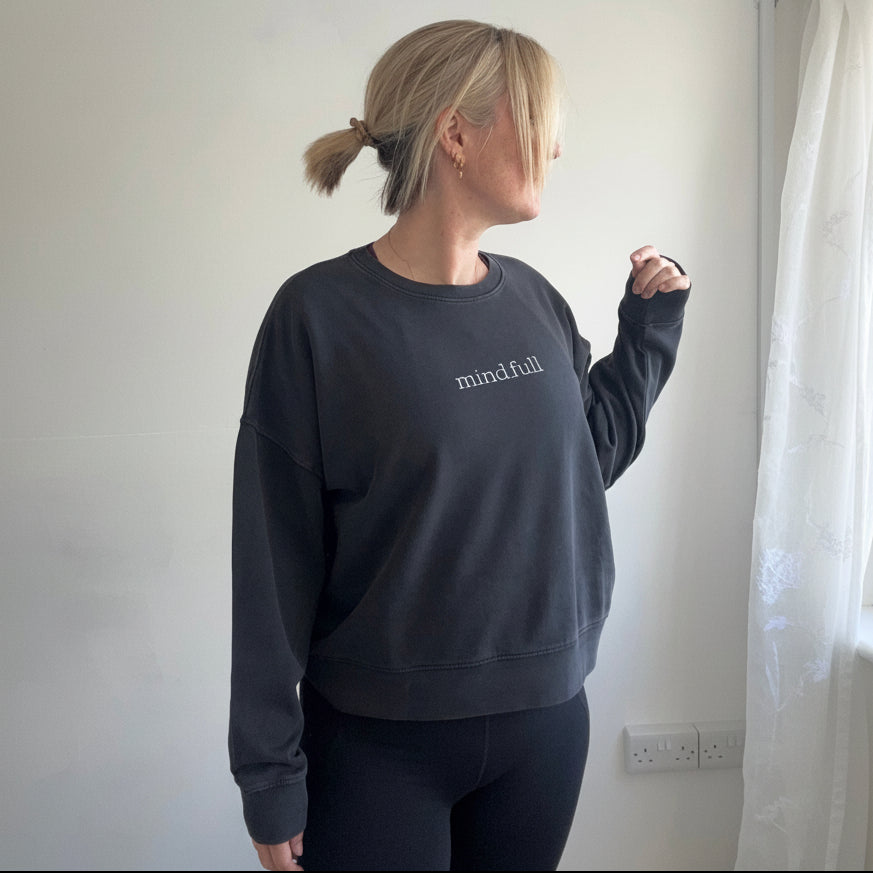 mind.full Relaxed Fit Vintage Wash Sweatshirt