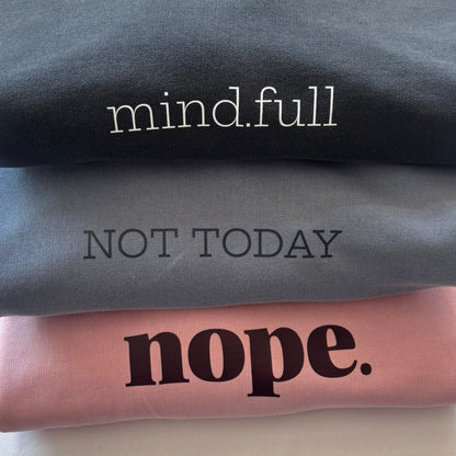 mind.full Relaxed Fit Vintage Wash Sweatshirt