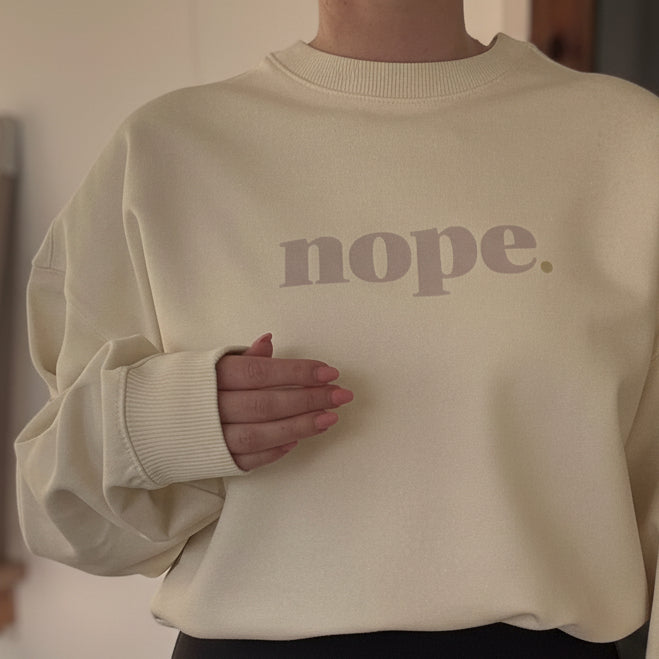 NOPE Oversized Sweater