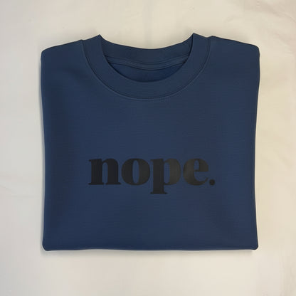 NOPE Unisex Sweater - Bestselling Mindful Comfort Statement