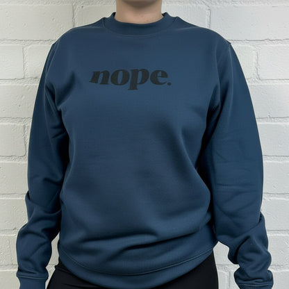 NOPE Unisex Sweater - Bestselling Mindful Comfort Statement